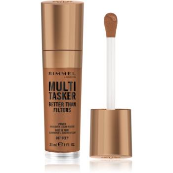 Rimmel Multi-Tasker Better Than Filters rozjasňujúca podkladová báza pre zjednotenie farebného tónu pleti odtieň 007 Deep 30 ml