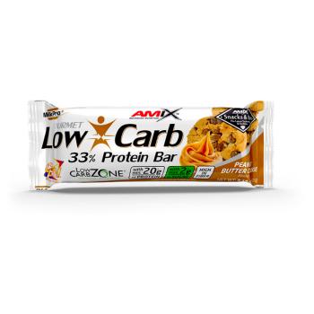 AMIX Low carb 33% protein bar arašidové maslo a cookie 60 g