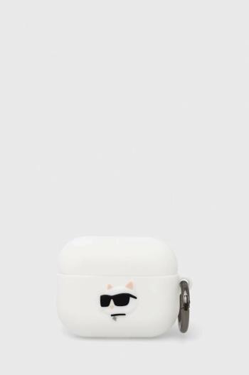 Puzdro na airpod Karl Lagerfeld AirPods Pro cover biela farba