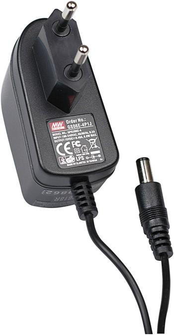 Mean Well GS06E-6P1J zásuvkový adaptér so stálym napätím 24 V/DC 250 mA 6 W