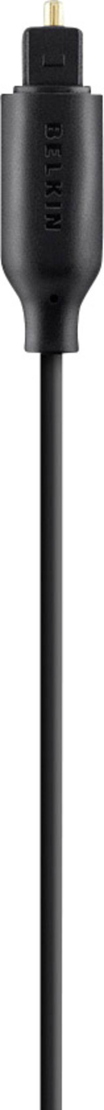 Belkin Toslink digitálny audio prepojovací kábel [1x Toslink zástrčka (ODT) - 1x Toslink zástrčka (ODT)] 1.00 m čierna