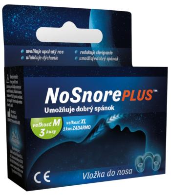 NoSnorePlus silikónová vložka do nosa: veľkosť M 3ks + veľkosť XL 1ks ZADARMO