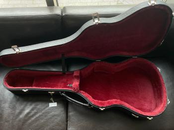 Dowina Acoustic Guitar Deluxe case BLACK/RED