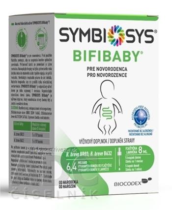 SYMBIOSYS BIFIBABY PRE NOVORODENCA kvapky 1x8 ml