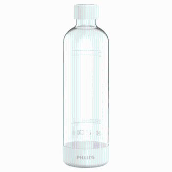 PHILIPS ADD911WH/10 Karbonizačná fľaša biela 1l 2 kusy