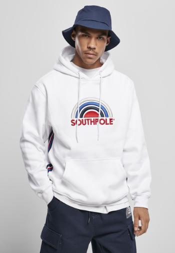 Southpole Multi Color Logo Hoody white - S