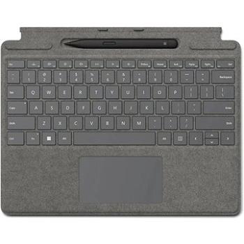 Microsoft Surface  Pro X/Pro 8/Pro 9 Signature Keyboard + Pen Platinum CZ/SK (8X6-00087-CZSK)