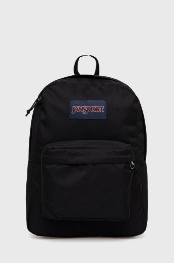 Ruksak Jansport čierna farba, veľký, s nášivkou