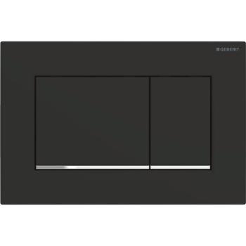 Ovládacie tlačidlo Geberit Sigma30 z plastu v čiernej farbe 115.883.14.1