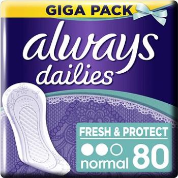 ALWAYS Dailies Fresh & Protect Normal Intímky 80 ks (4015400746812)
