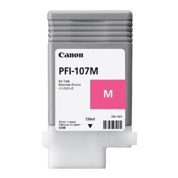 CANON PFI-107 M - originálna cartridge, purpurová, 130ml