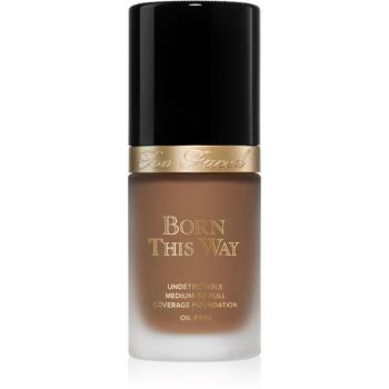 Too Faced Born This Way Flawless Coverage Natural Finish Foundation krycí make-up pre prirodzený vzhľad odtieň Caramel 30 ml