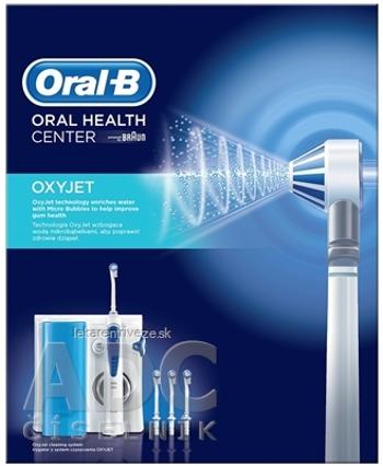 Oral-B ORAL HEALTH CENTER OXYJET ústna sprcha + 3 náhradné hlavice, 1x1 set