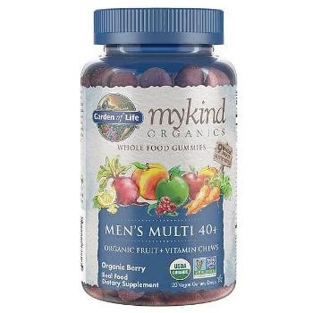 Mykind Organics Multi Gummies Pro Muže 40+ z organického ovoce