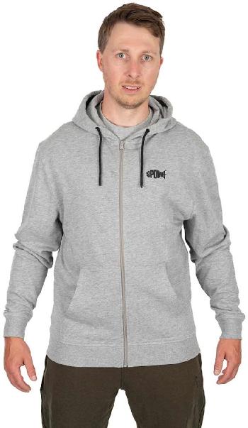 Spomb mikina grey zipped hoody - xxxl