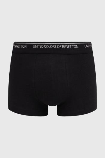 Boxerky United Colors of Benetton pánske, čierna farba