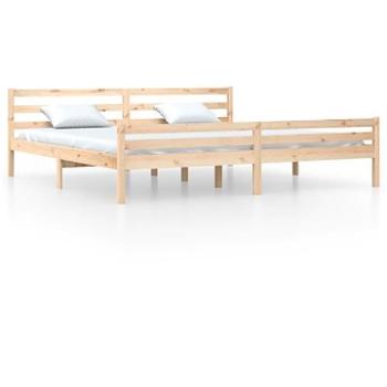 Rám postele masívne drevo 180 × 200 cm Super King, 814834