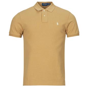 Polo Ralph Lauren  POLO COUPE DROITE EN COTON BASIC MESH  Polokošele s krátkym rukávom Béžová