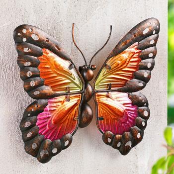 Nástenná dekorácia Motýľ Farfalla, 24 cm