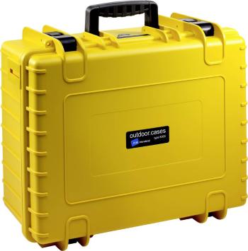 B & W International outdoorový kufrík  outdoor.cases Typ 6000 32.6 l (š x v x h) 510 x 420 x 215 mm žltá 6000/Y/SI