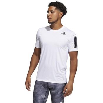 adidas  Tričká s krátkym rukávom Techfit Fitted 3STRIPES  Biela