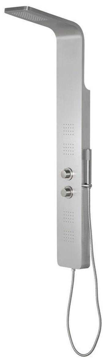 SAPHO - PRESTIGE sprchový panel s termostat. batériou 200x1400 mm, nerez WN337