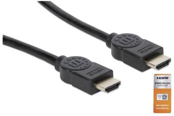 Manhattan HDMI prepojovací kábel #####HDMI-A Stecker, #####HDMI-A Stecker 1.80 m čierna 355346 audio return channel, poz
