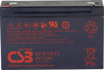 CSB Battery GP 6120 Standby USV GP6120F2 olovený akumulátor 6 V 12 Ah olovený so skleneným rúnom (š x v x h) 151 x 101 x