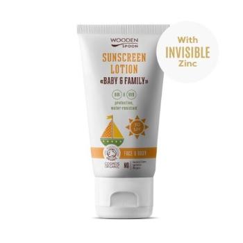 WOODENSPOON Opaľovacie telové mlieko Baby & Family SPF 30 100 ml