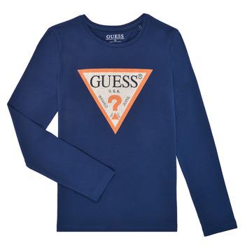 Guess  Tričká s dlhým rukávom J2YI50-K6YW1-G7HR  Námornícka modrá