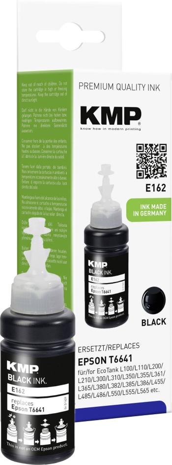 KMP Ink refill náhradný Epson T6641 kompatibilná  čierna E162 1629,0001