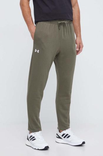 Tepláky Under Armour zelená farba, jednofarebné, 1379774