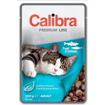 Calibra Cat  kapsička Premium Adult Trout & Salmon 100 g (8594062084785)