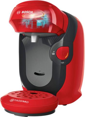 Bosch Haushalt Style TAS1103 kapsulový kávovar červená One Touch, výškovo nastaviteľný výpust kávy
