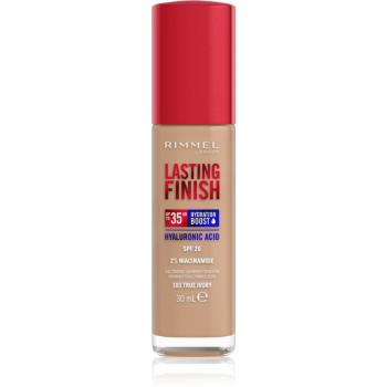 Rimmel Lasting Finish 35H Hydration Boost hydratačný make-up SPF 20 odtieň 103 True Ivory 30 ml