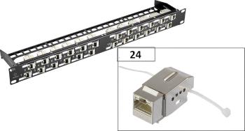 Renkforce KSV10 24 portů sieťový Patchpanel CAT 6 1 U