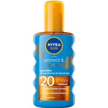 Nivea Sun Olej Opalovanie Protect&Bronze SPF 20 200M