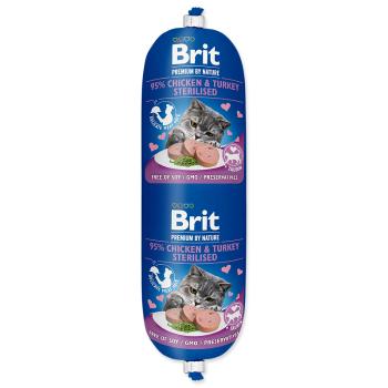 BRIT Premium by Nature Sausage CAT Chicken & Turkey Sterilised 180 g