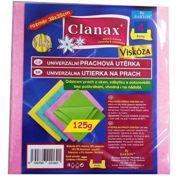 CLANAX viskózna utierka 125 g, 35 × 38 cm, 4 ks (8590786221697)
