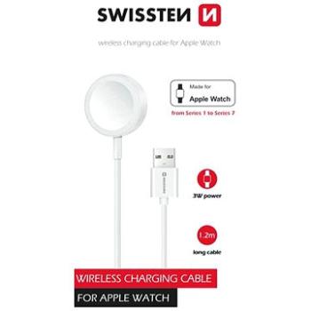 Swissten nabíjací magnetický kábel pre Apple Watch, USB-A 1,2 m (22055511)