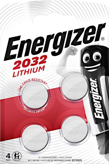 Gombíková batéria Energizer CR 2032, lítium, 4 ks