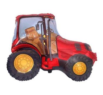 Balón 60 cm Traktor červený - GoDan