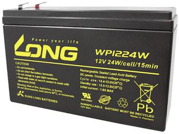 Long WP1224W WP1224W olovený akumulátor 12 V 6 Ah olovený so skleneným rúnom (š x v x h) 151 x 101 x 51 mm plochý konekt