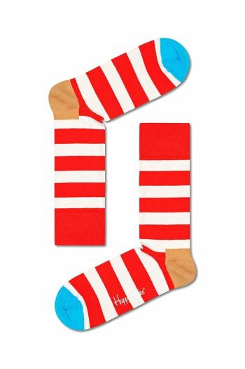 Ponožky Happy Socks červená farba