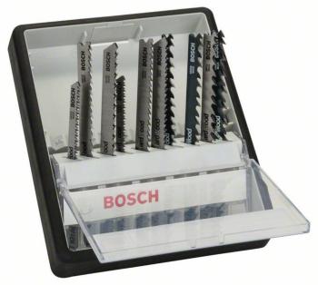 Bosch Accessories 2607010540 10-piece Robust Line jigsaw blade set Wood Expert T-shank - 1 sada