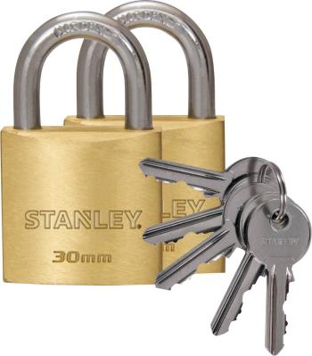 Stanley 81102 371 402 visiaci zámok 30 mm zámky s rovnakým kľúčom    na kľúč