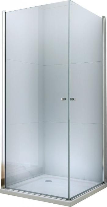 MEXEN/S - PRETORIA duo sprchovací kút 80x80 cm, transparent, chróm 852-080-080-02-00