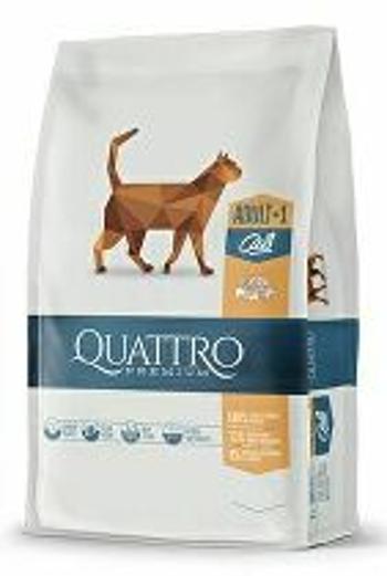 QUATTRO Cat Dry Premium all Breed Adult Poultry 1,5kg 3 + 1 zadarmo
