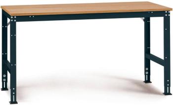 Manuflex AU4005.7016 UNIVERSAL štandardný pracovný základný stôl s multiplexovou doskou, ŠxHxV = 1000 x 600 x 760-870 mm