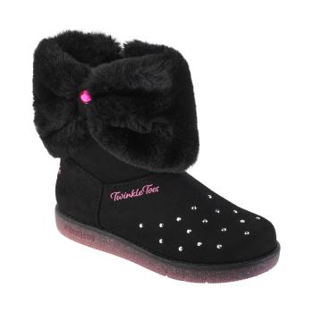 Skechers  Glitzy Glam - Cozy Cuddlers  Polokozačky Čierna